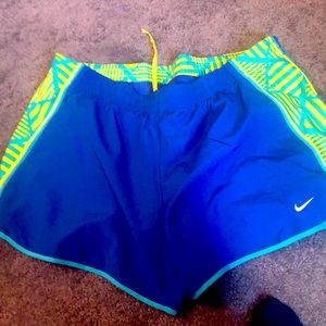 Nike Dri Fit blue shorts